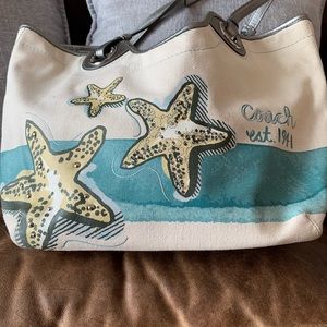 COACH summer beach bag/handbag
